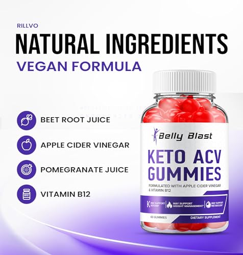 (2 Pack) Belly Blast Keto ACV Gummies - Keto Belly Blast ACV Advanced Formula Belly Blast RillvoUS supplements