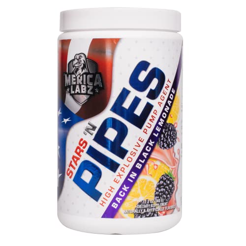 'Merica Labz Stars 'N Pipes High Explosive Pump Agent, Stimulant-Free, 6G of L-Citrulline 'Merica LabzUS supplements