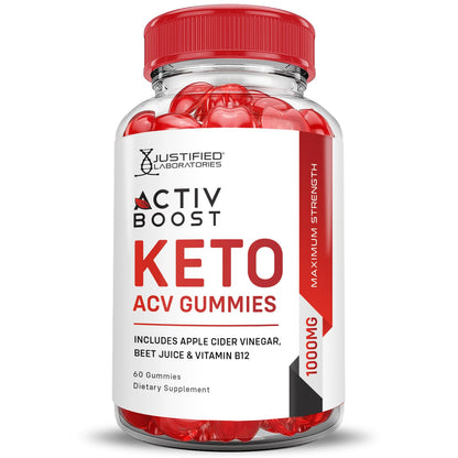 (10 Pack) Activboost Keto ACV Gummies Advanced Formula 1000MG Active Boost Keto Justified LaboratoriesUS supplements