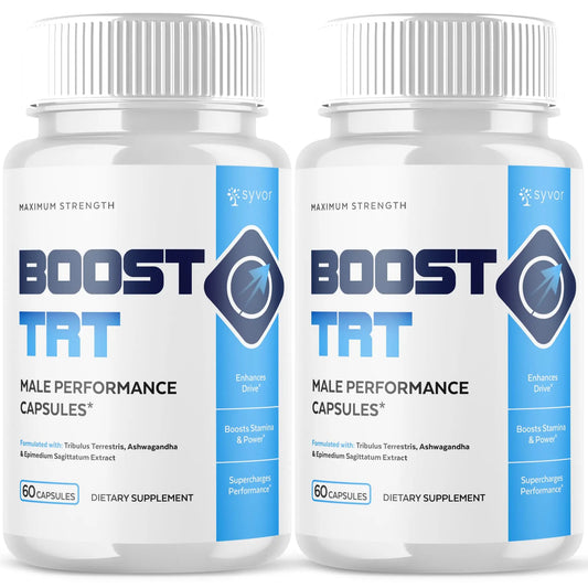 (2 Pack) Boost TRT Capsules, Official BoostTRT Capsules with All Natural Ingredients, Advanced Health & Wellness Support Formula with Max Strength Premium Active Lifestyle Vitamins (120 Capsules) SyvorAu supplements