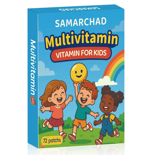 SAMARCHAD Kids Multivitamin Patches Daily Vitamin Patch for Children Natural, Sugar-Free No Swallowing Immune & Growth Support SAMARCHADUS supplements