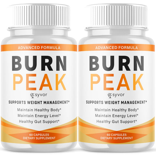 (2 Pack) Burn Peak Capsules, Official Burnpeak Pink Salt Pills with All Natural Ingredients, Advanced BurnPeak Health Supplement with Premium Vitamins for Active Lifestyle Support (120 Capsules) SyvorAu supplements