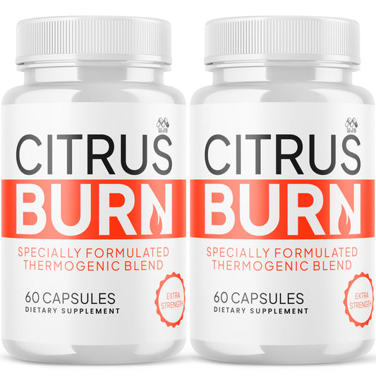 (2 Pack) Citrus Burn Capsules, Official CitrusBurn Pills with All Natural Ingredients, Advanced Citrus Burn for Optimal Health & Wellness Support with Premium Vitamins for Women & Men (120 Capsules) MJOAu supplements
