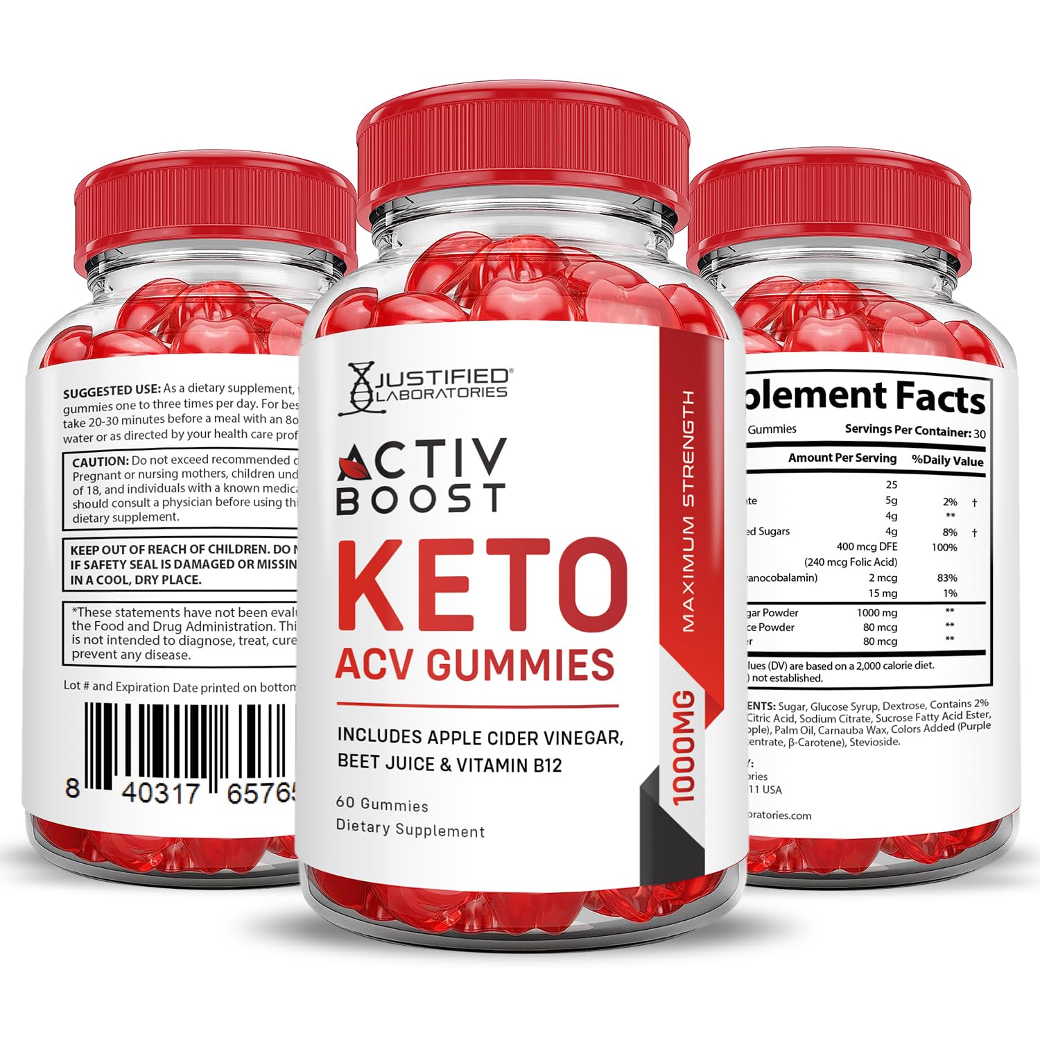 (10 Pack) Activboost Keto ACV Gummies Advanced Formula 1000MG Active Boost Keto Justified LaboratoriesUS supplements