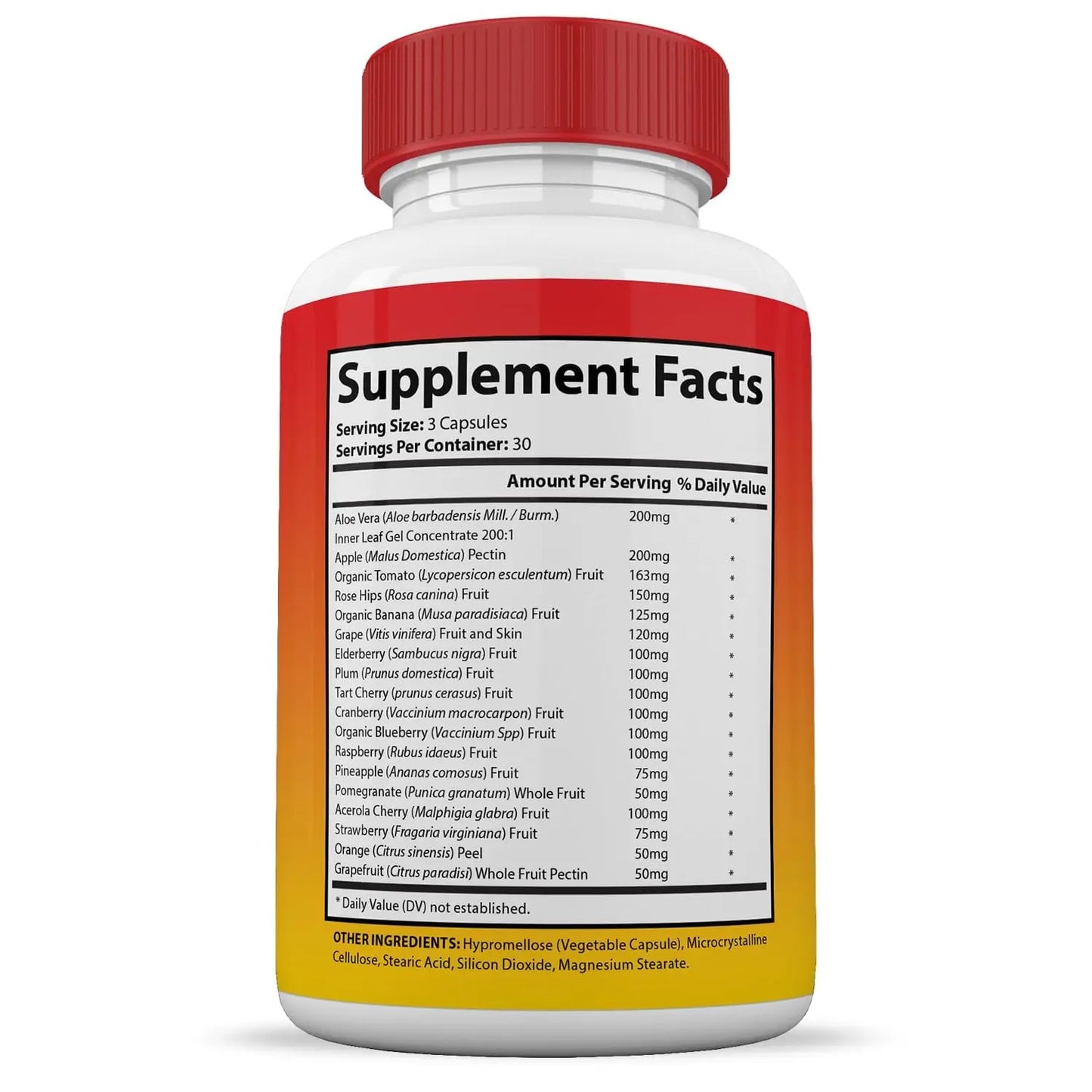 (10 Pack) Vital Fruits and Veggies Supplement Whole Food Red & Green Superfoods Non GMO Vegan Friendly 900 Veggie Capsules 10 Bottles Justified Laboratoriesnz supplements
