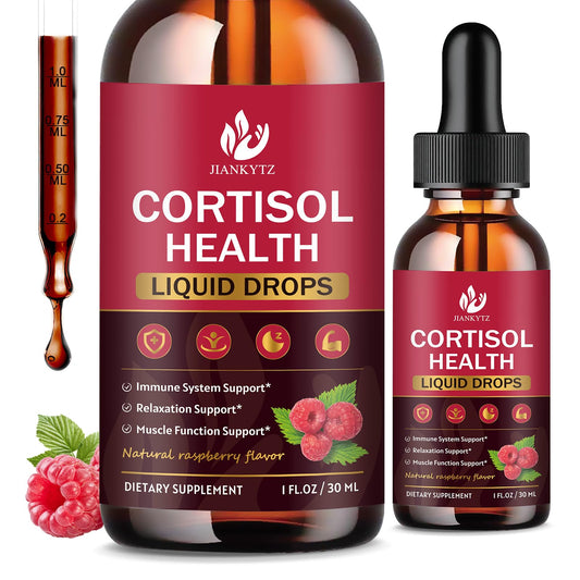 (2 Pack) Cortisol Liquid Drops for Women - Balanced Cortisol, Hormone Balance Support, Cortisol Supplements for Women with Magnesium Complex, Rhodiola Rosea, Ashwagandha, Sugar-Free, 1 Fl Oz JIANKYTZAu supplements
