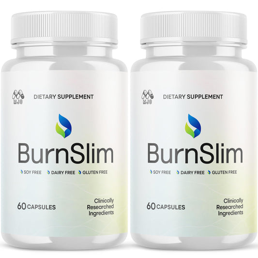 (2 Pack) Burn Slim Capsules, Official Burnslim Pills with All Natural Ingredients, Advanced Burn Slim Health and Wellness Vitamin Supplement Supporting Active Lifestyle for Women & Men (120 Capsules) MJOAu supplements