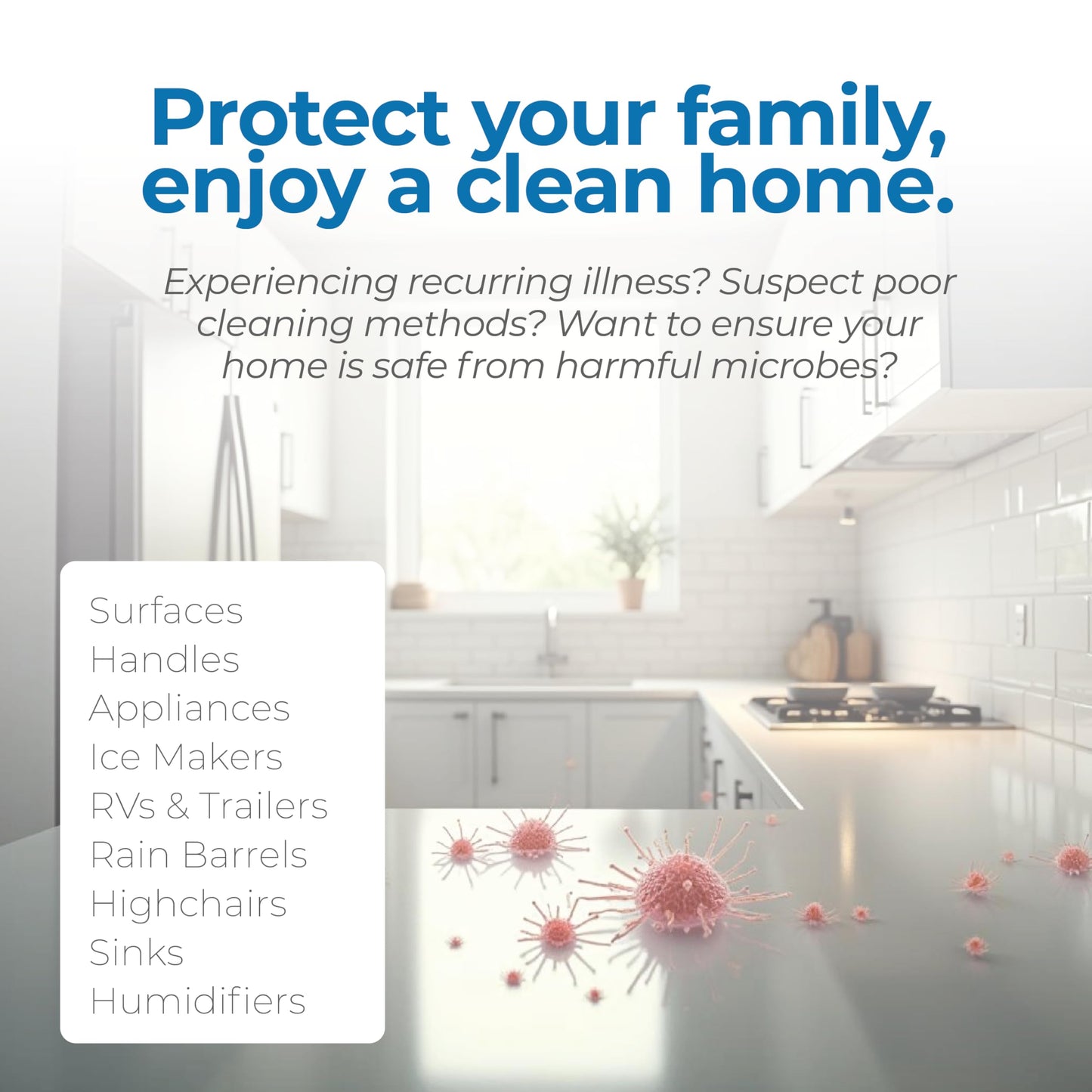 #1 Home, Kitchen, & Appliance Microbial Growth Test Kit – Simple DIY Screening for Bacteria, Mold, & Fungus – Know Your Home is Clean – Made in USA (1 Kit = 4 Bac + 4 Mold Tests) DetektUS supplements