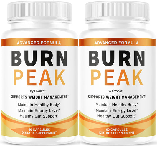 (2 Pack) Burn Peak Capsules - Official BurnPeak Weight Pills Advanced Premium Support, All Natural Burn Peak Pink Salt Trick Supplement for Overall Health & Wellness Reviews, 120 Capsules for 2 Months pharmageticsAu supplements